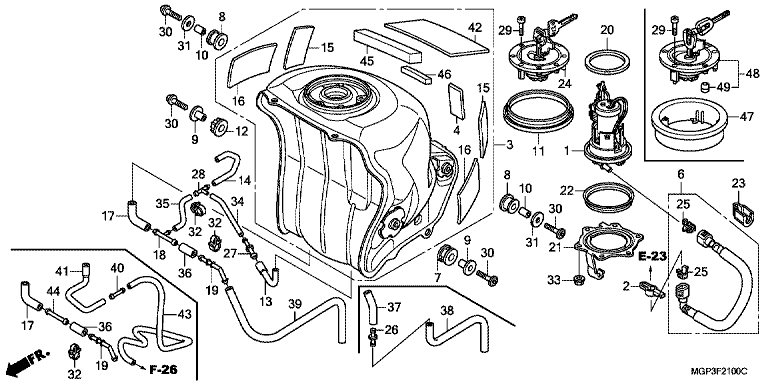 FUEL TANK/FUEL PUMP