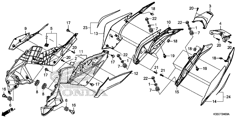 SIDE COVER/REAR COWL