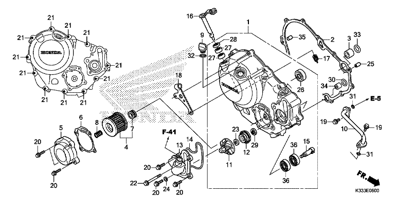 RIGHT CRANKCASE COVER