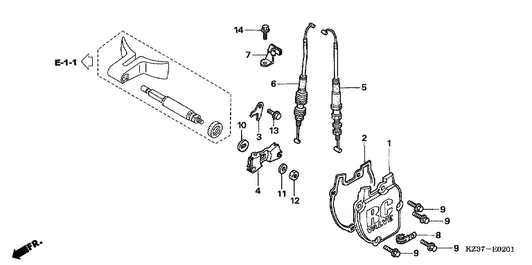 FLAP VALVE (CR250R5-7)