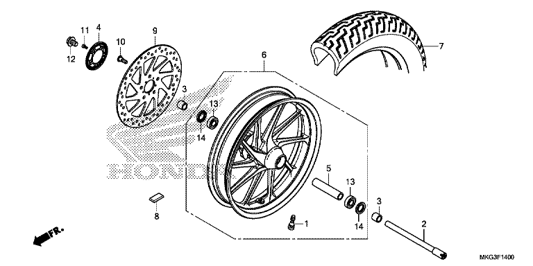 FRONT WHEEL