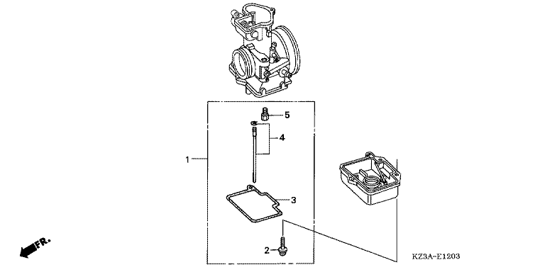 CARBURETOR O.P KIT (CR125R4-7)