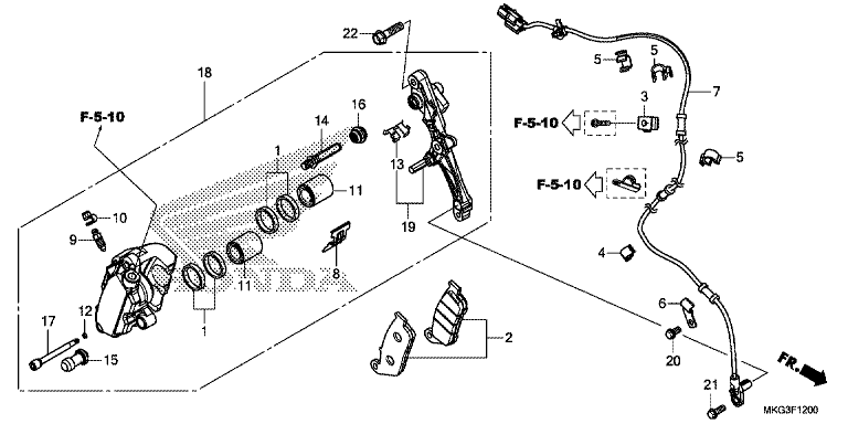 FRONT BRAKE CALIPER