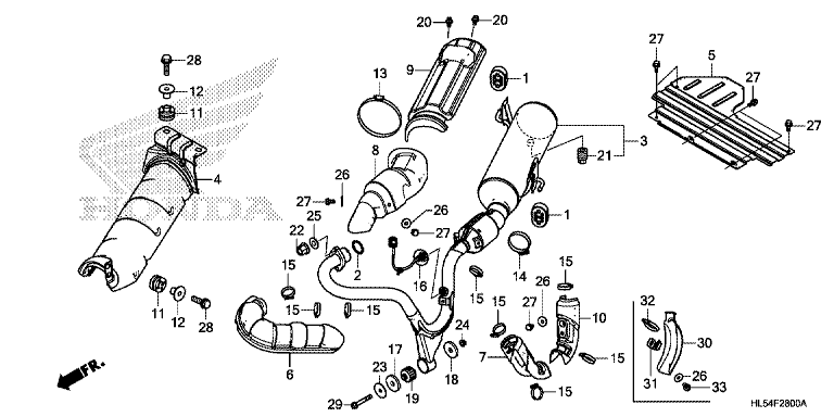 EXHAUST MUFFLER