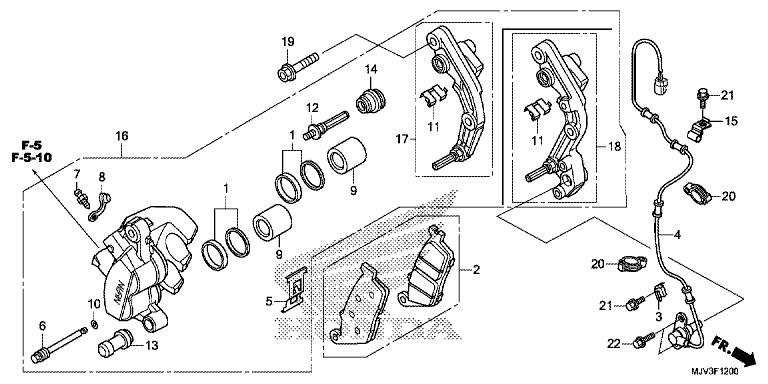 FRONT BRAKE CALIPER