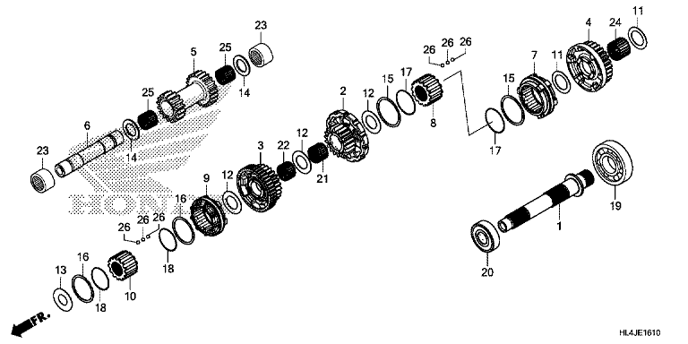 FINAL DRIVE SHAFT