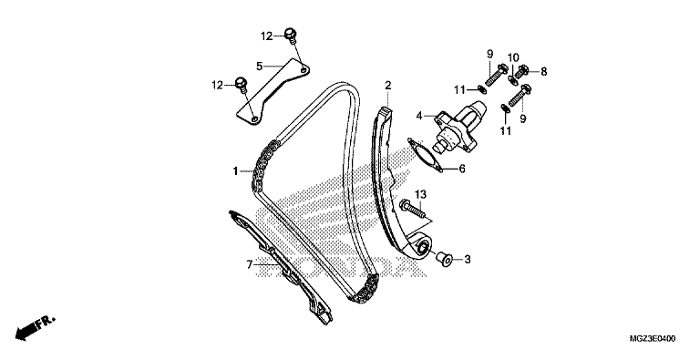 CAM CHAIN/TENSIONER