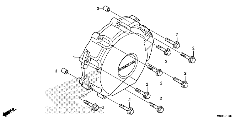 A.C GENERATOR COVER (CBR1000RR - EXCEPT 2MA/S)