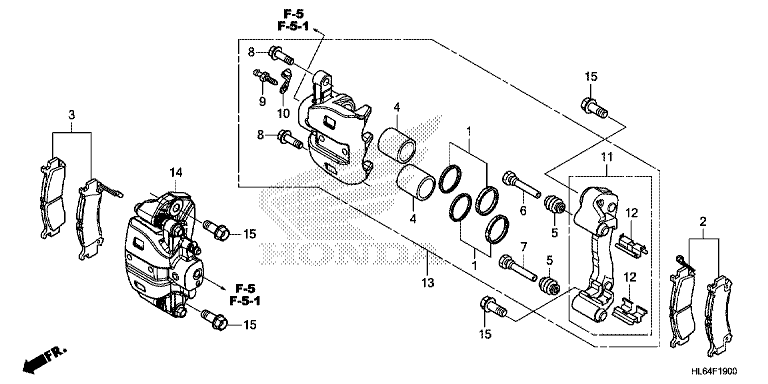 FRONT BRAKE CALIPER