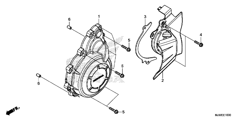 A.C. GENERATOR COVER