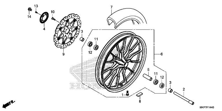 FRONT WHEEL