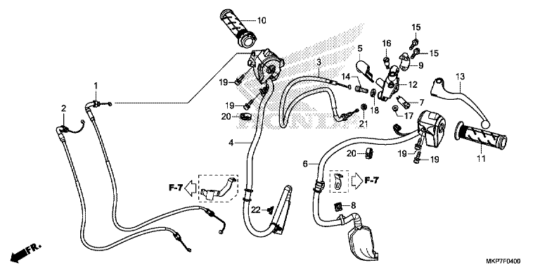 HANDLE LEVER/SWITCH/CABLE