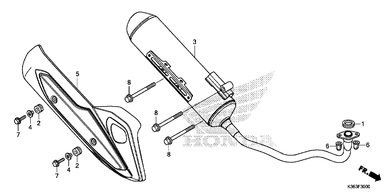 EXHAUST MUFFLER