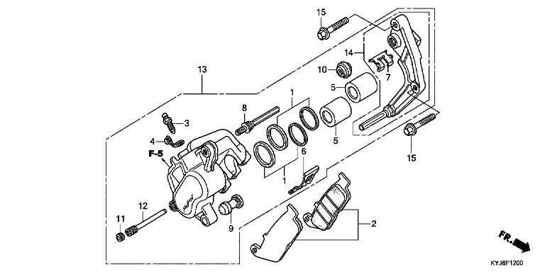 FRONT BRAKE CALIPER