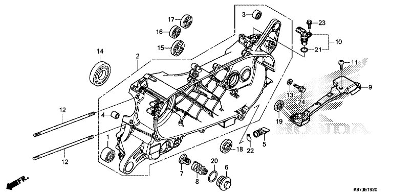 LEFT CRANKCASE