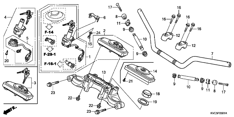 HANDLE PIPE/TOP BRIDGE