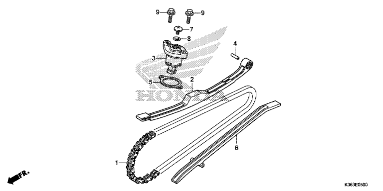 CAM CHAIN/TENSIONER