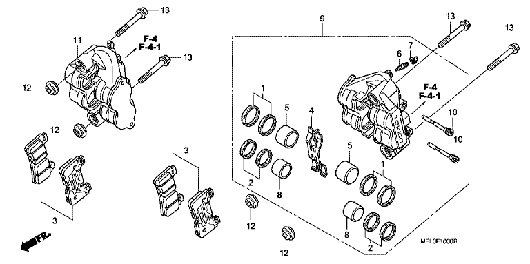 FRONT BRAKE CALIPER