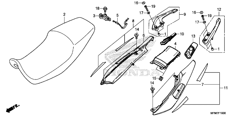 SEAT/SEAT COWL