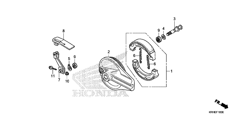 REAR BRAKE PANEL