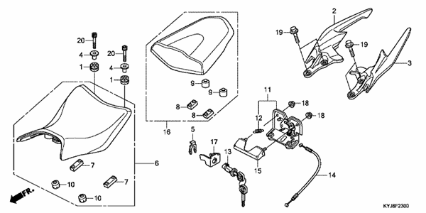 Parts for CBR250R 2011 - Honda Parts