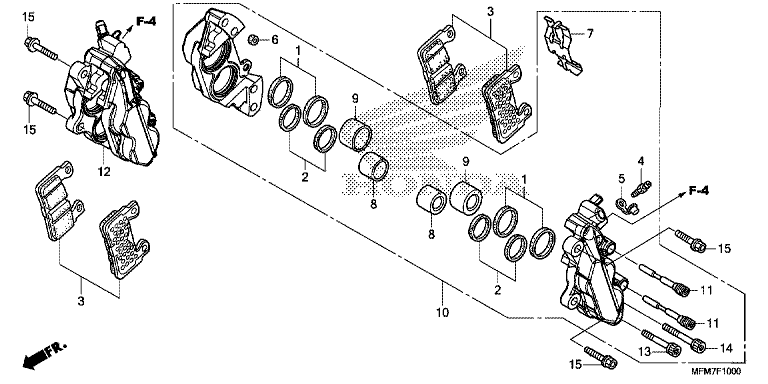 FRONT BRAKE CALIPER