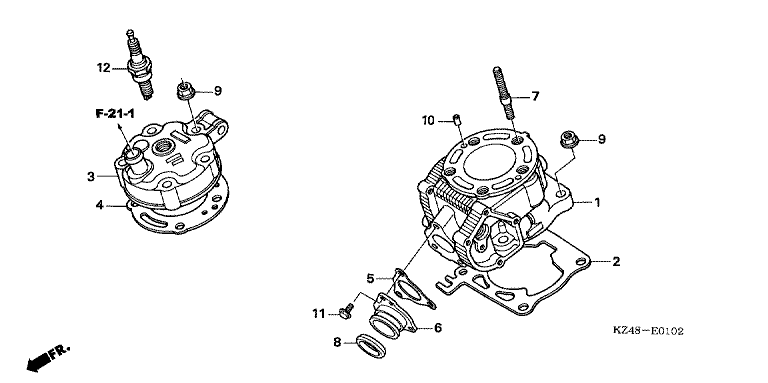 CYLINDER HEAD ('05-07)