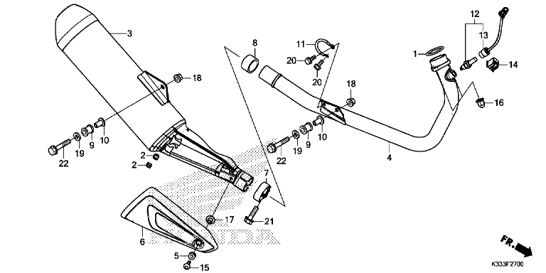 EXHAUST MUFFLER