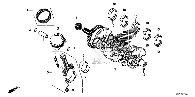 CRANKSHAFT/PISTON