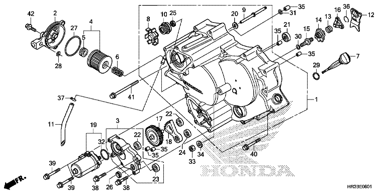 FRONT CRANKCASE COVER