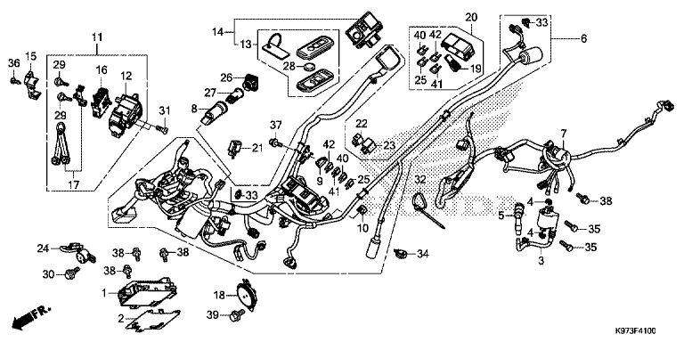 WIRE HARNESS/FOB KEY