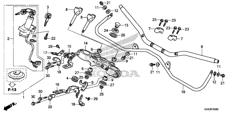 HANDLE LEVER/SWITCH/CABLE