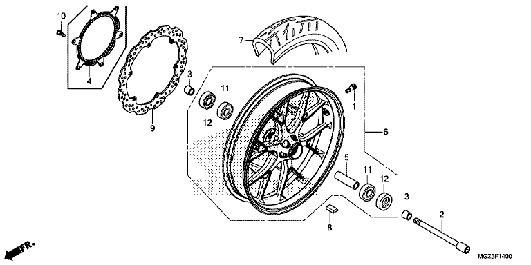 FRONT WHEEL