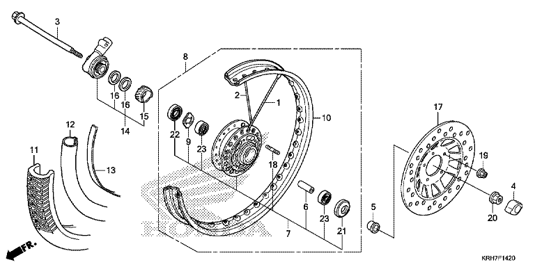 FRONT WHEEL