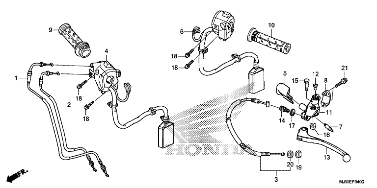 HANDLE LEVER/SWITCH/CABLE