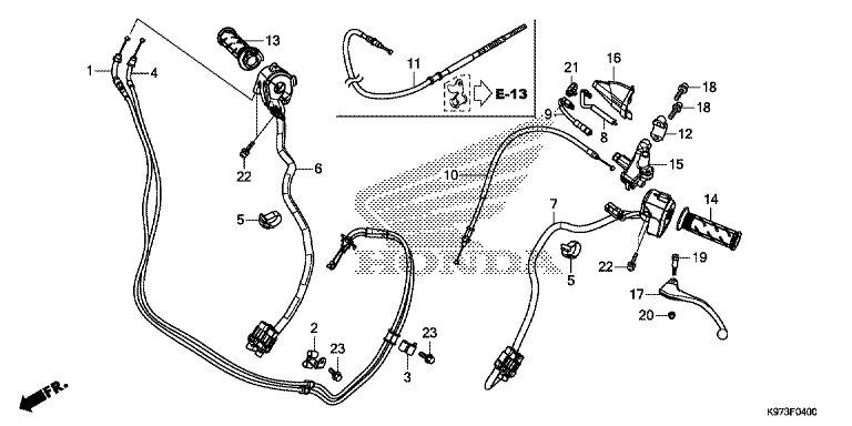 HANDLE LEVER/SWITCH/CABLE