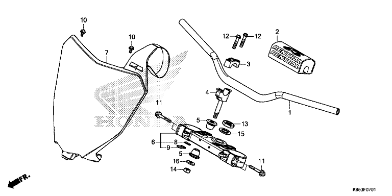 HANDLE PIPE/TOP BRIDGE